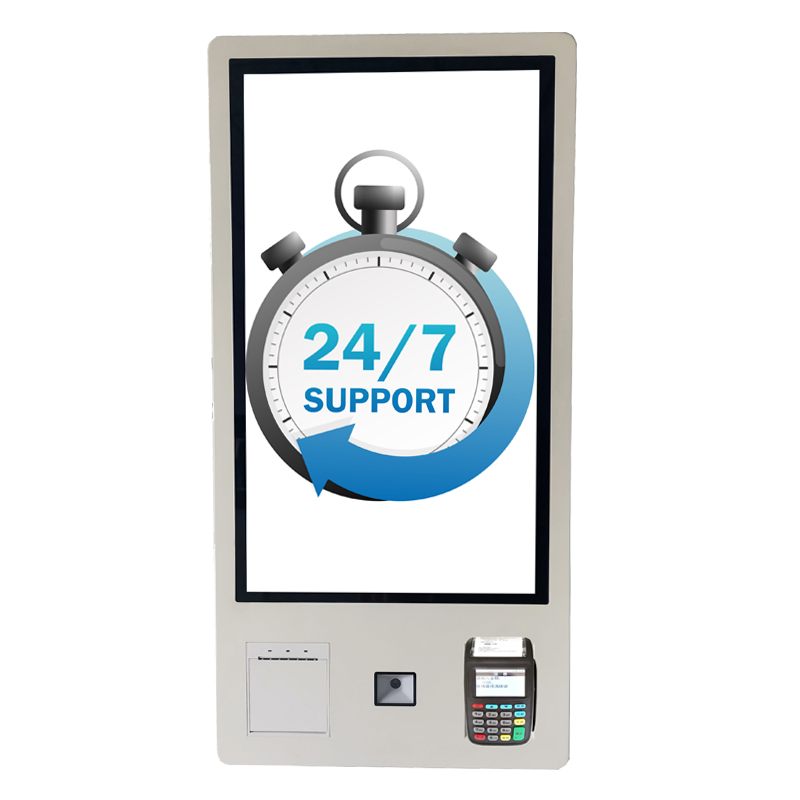 Netoptouch 32 Inch Pcap Touch Screen Foor Order Kiosk Restaurant Self Service Ordering Kiosk