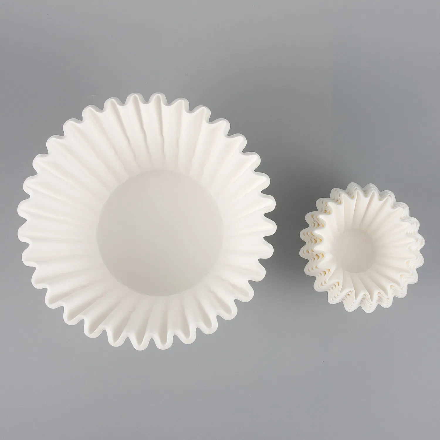 Biodegradable Coffee Filter Paper for American Drip Coffee Machine Bowl Cake Shape