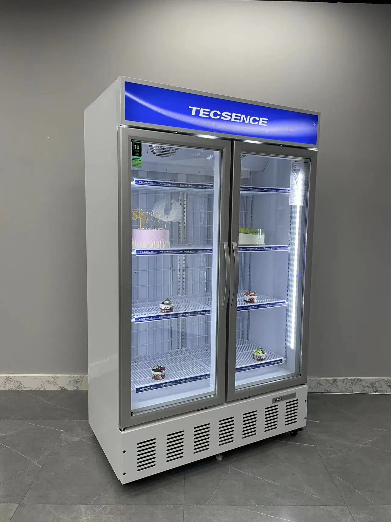 Premium Glass Door Commercial Freezer