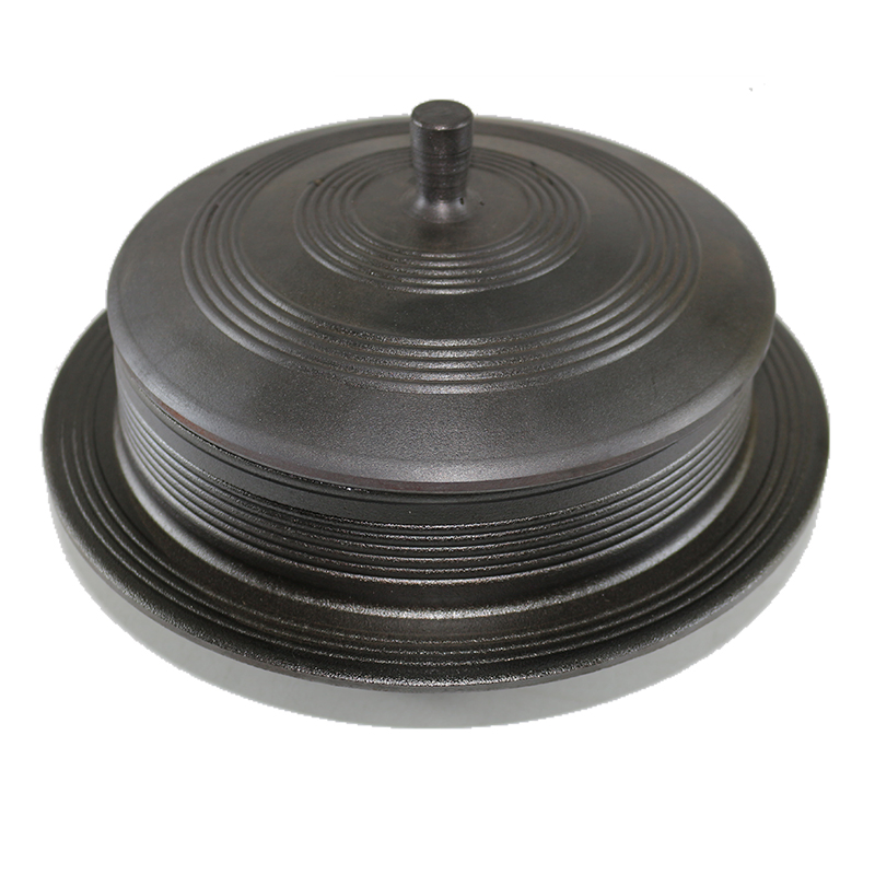 Pre-Seasoned Cast Iron 2 in 1 Casserole and Grill Pan for Braising and Searing Casserole Pot