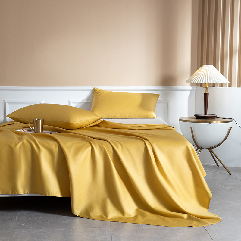 Wholesale Price OEM Luxury Eco Friendly Bamboo Bedding 300tc 100% Cotton Bed Sheet From Nantong Pengyuan Textile