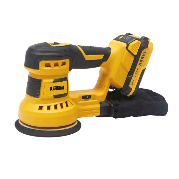 20V Cordless Rotary Sander with Dust Collection Bag