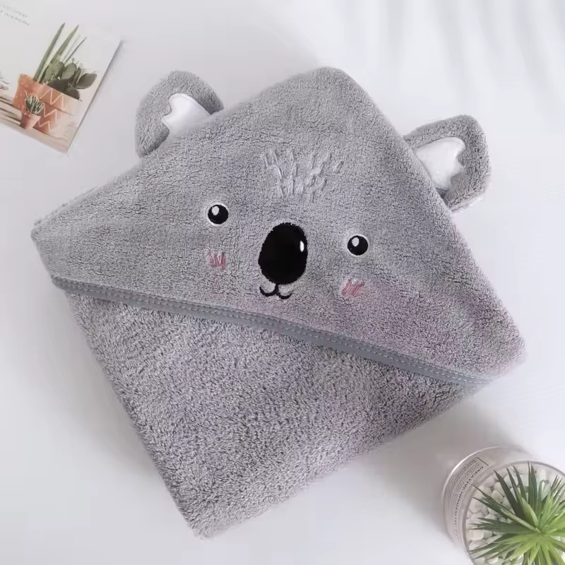 Kids Bath Towel Lovely Hooded Blanket