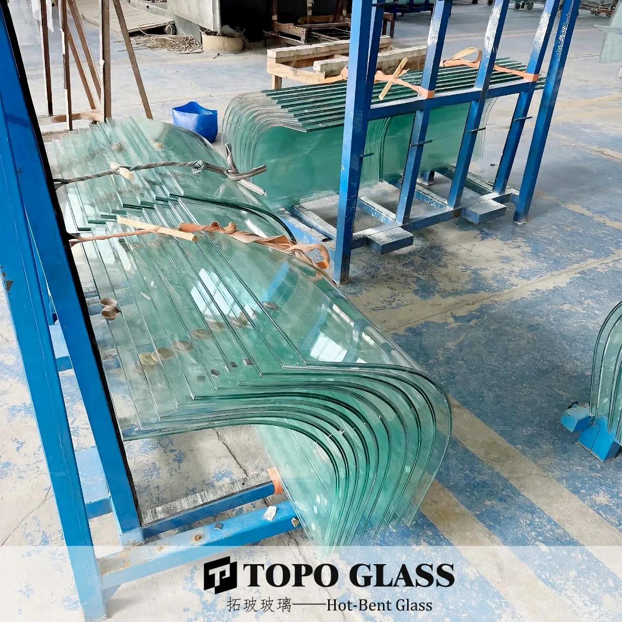 Curved Glass Bent Tempered Glass for Architectural Applications