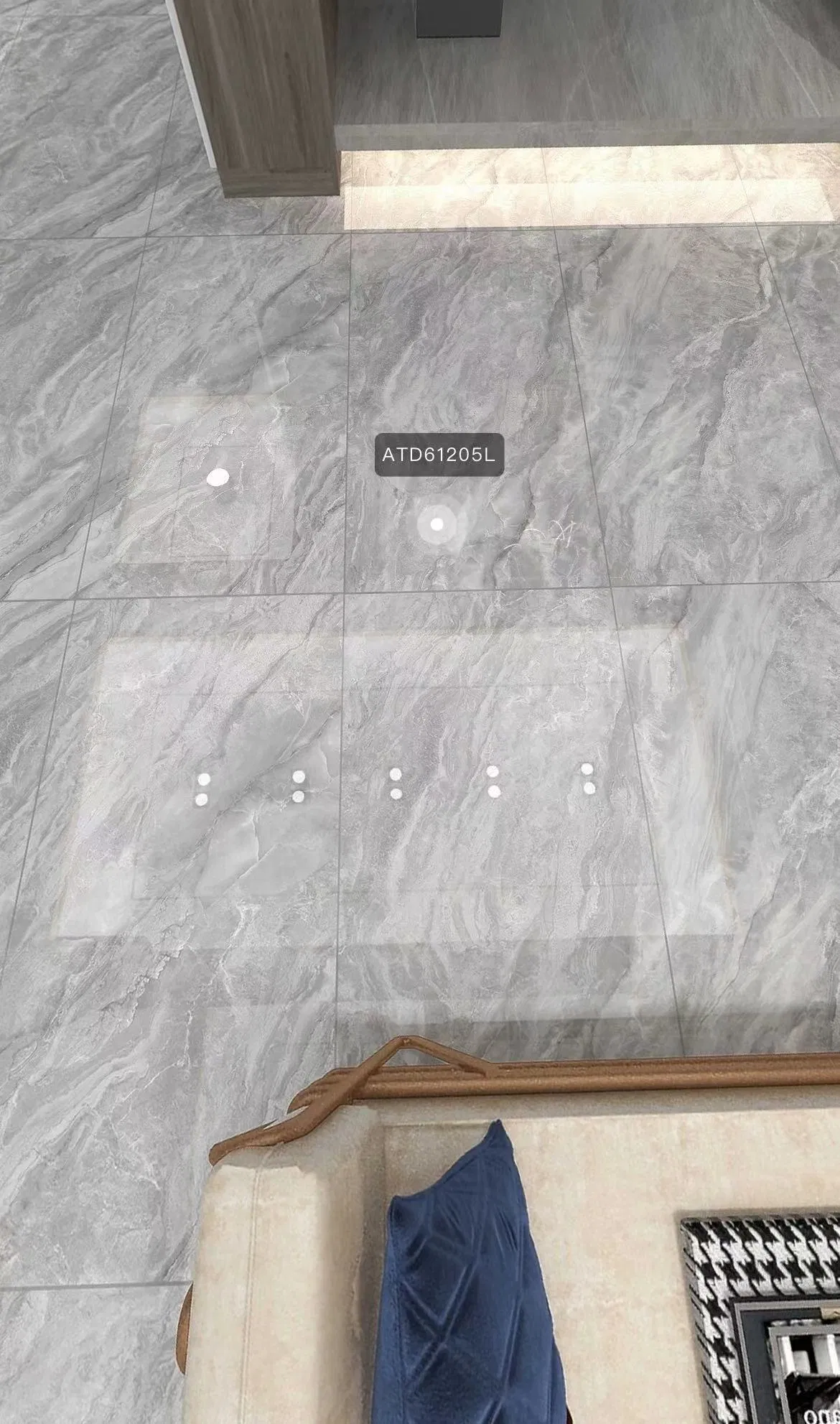 Negative Ion Whole Body Plate Marble Tile Living Room Bathroom Light Wall Tile