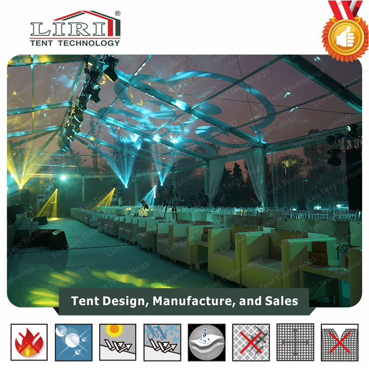 Clear Span Transparent Marquee Tent for Fashion Show