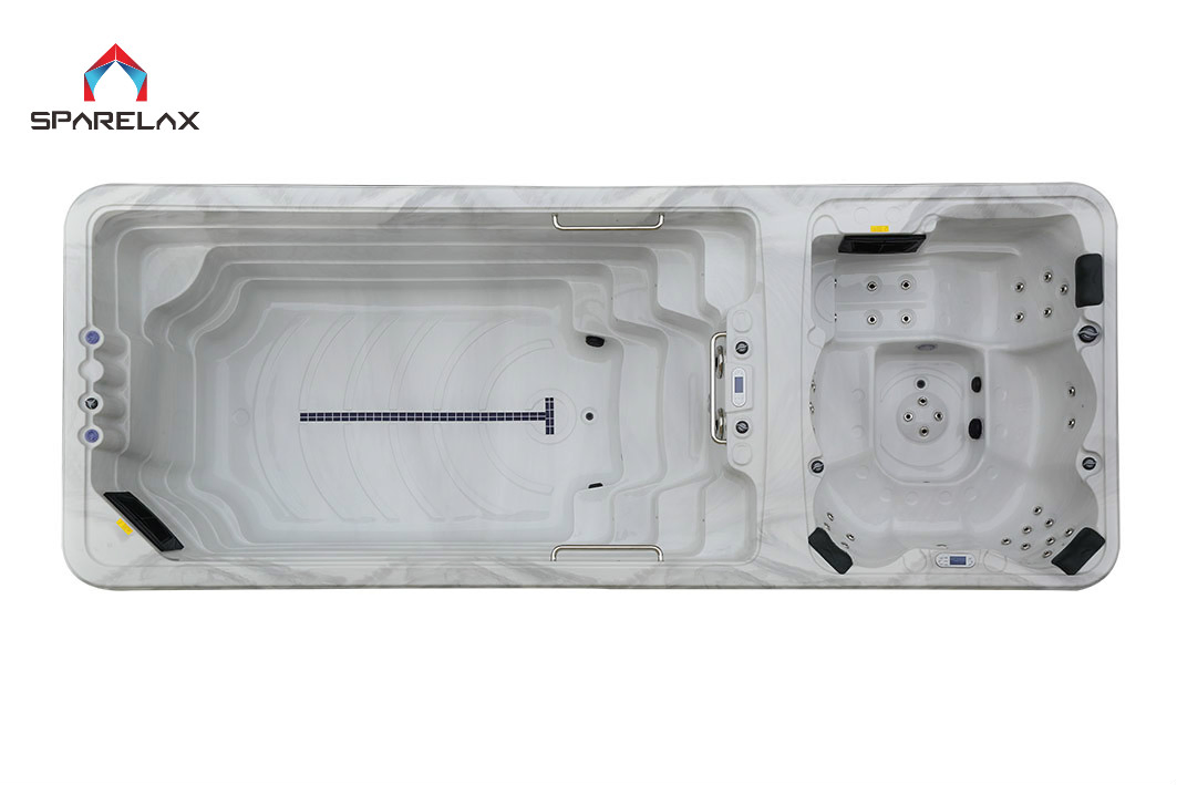 Плавательный SPA Lux 5.8 м с зоной гидротерапии