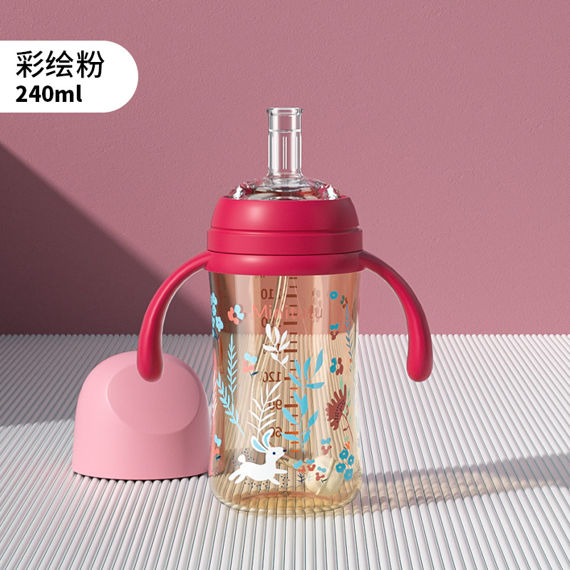 Hot Sale Wide Mouth Dazzle Colorful Nano Plastic Bottle Baby Water Bottle