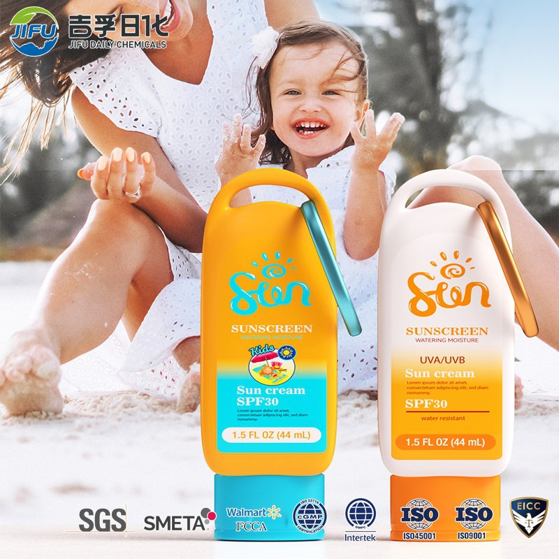 Factory Supply Sunscreen SPF30 44ml Travel Size Sun Cream Waterproof Moisturizing Non Greasy Kids Adults UVA UVB Protection Sunscreen