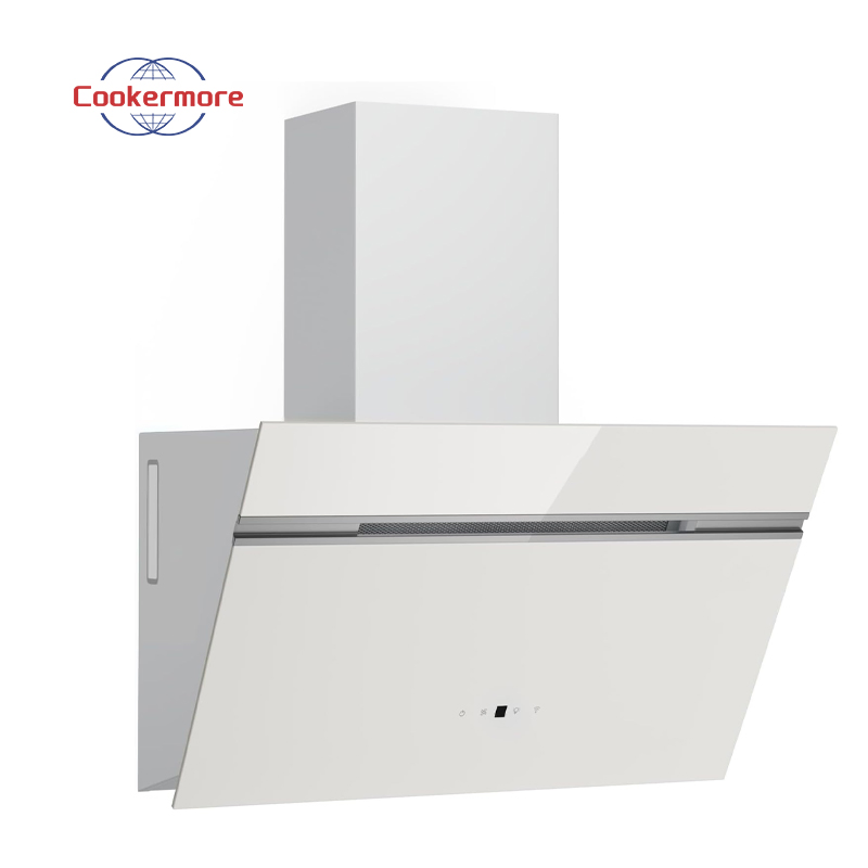 Smooth Tempered Glass Touch Screen Kitchen Appliances Range Hood