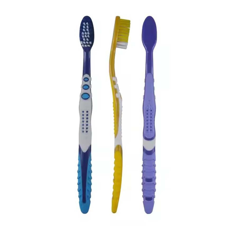 2025 Hot Selling Comfortable Adult Plastic Toothbrush Soft Bristle Biodegradable Disposable for Home Use Wholesale Dental Care