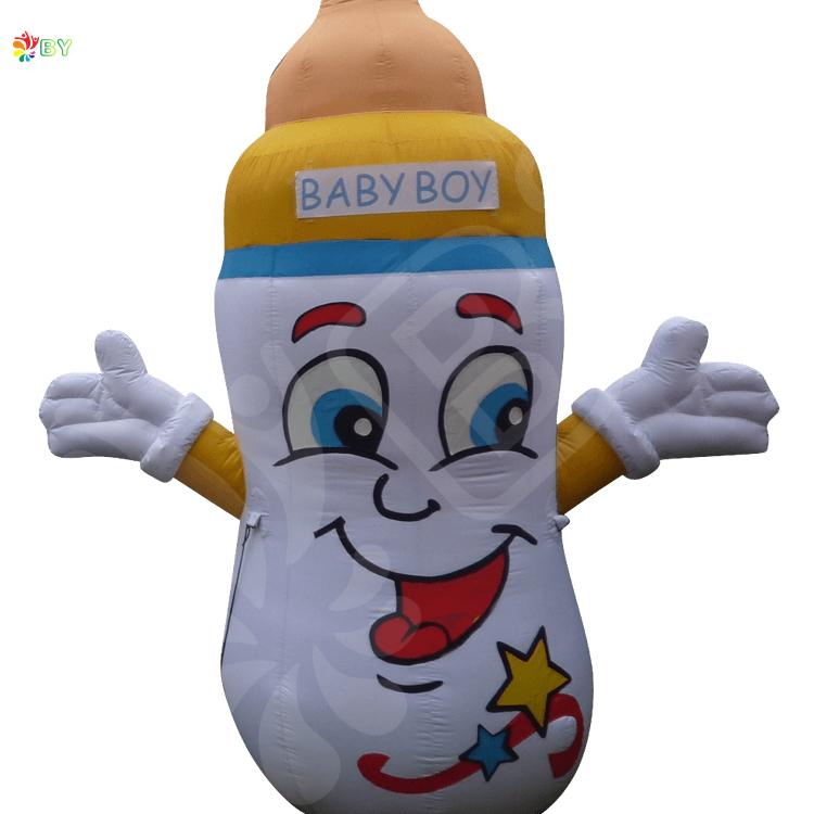 Outdoor Inflatable Milk Bottle Holland Balloon for Baby Birthday Party