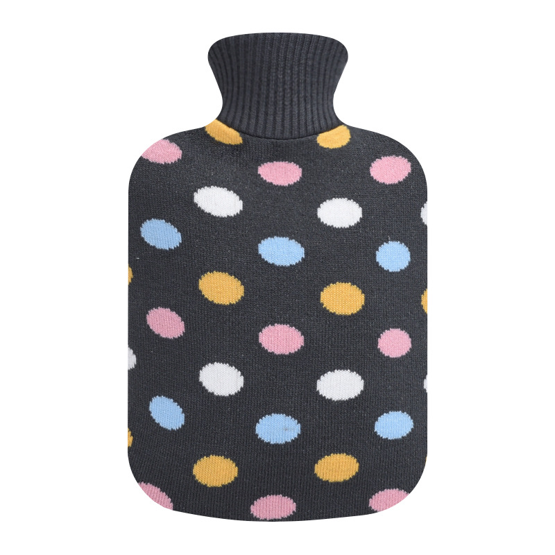 Hot Sale Autumn Winter Customized Design Keep Warm Rubber Hot Water Bag Knit Cover