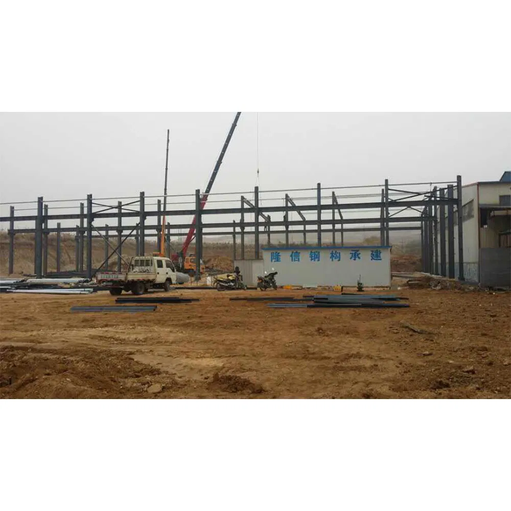 Prefabricated Metallic Materials Steel Structure Construction Building for Factory/Warehouse