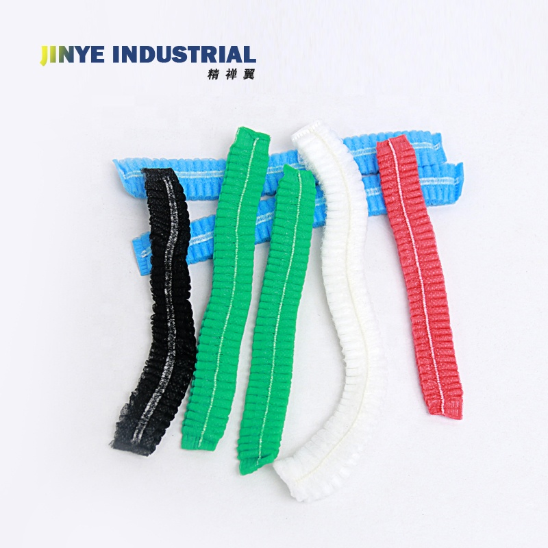 Disposable Clean Room Clip Cap Non Woven Mob Cap Head Cap