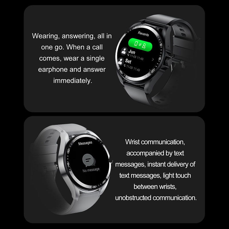 Умные часы 2 в 1 с наушниками NFC, IP67
