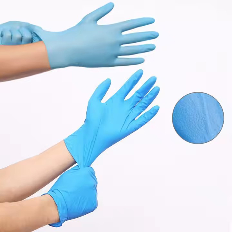 China Factory Direct Wholesale Disposable Nitrile Examination Gloves Safety Protective Nitrile Gloves