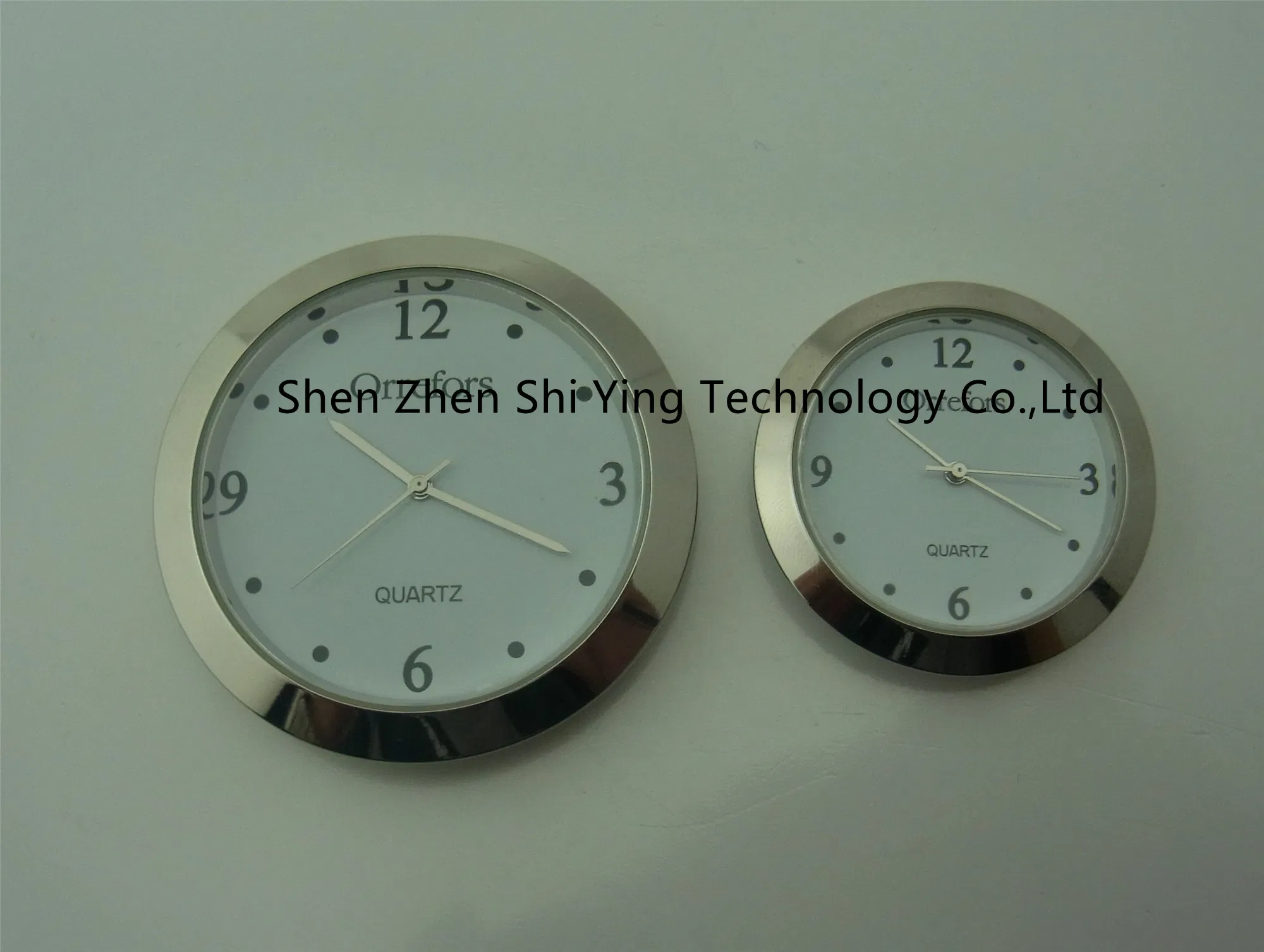 Metal Case Mini Clock Fit up Small Table Clock Inserts (25mm 27mm 33mm 37mm 41mm 45mm 55mm 60mm 65mm)