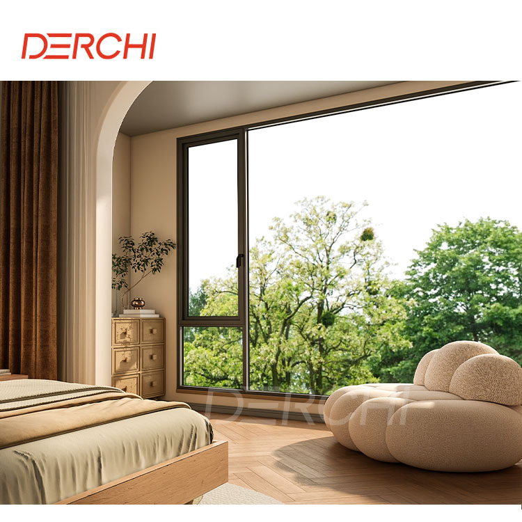 Hurricane Impact Tilt and Turn Single Double Glass Aluminum Casement Window Grill Design Awning Hinge Swing Lowe Glass French Passive Window