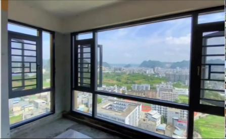 Aluminum Alloy Casement Windows with Glass Premium Quality for Home or Office