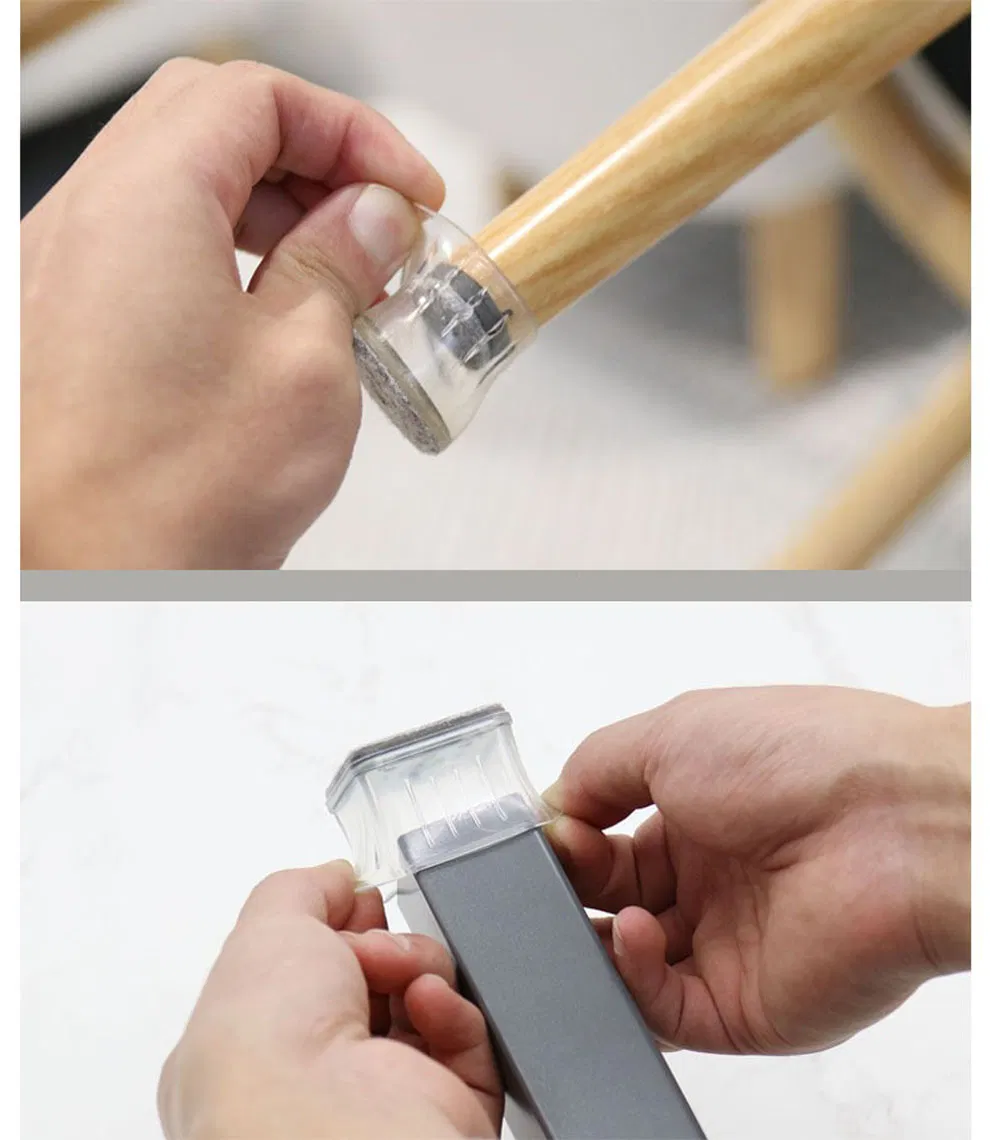 Chair Feet Cover Pads Floor Protectors Furniture Table Silicone Leg Cover