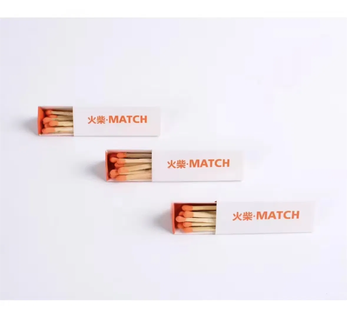 Safety Cigar Matches Retro Triangle Boxed Matches Custom Design Box Manufacturer for Direct Sale Cheap Boxed Matches