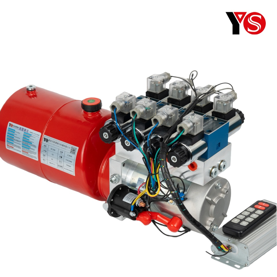 Гидравлическая силовая установка DC24V 2.2KW для аутригеров