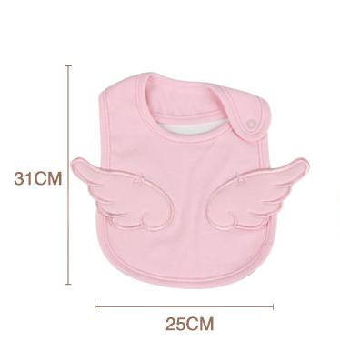 Saliva Towel Factory Spot Cotton Baby Products Embroidery Kids Anti-Dirty Waterproof Bib