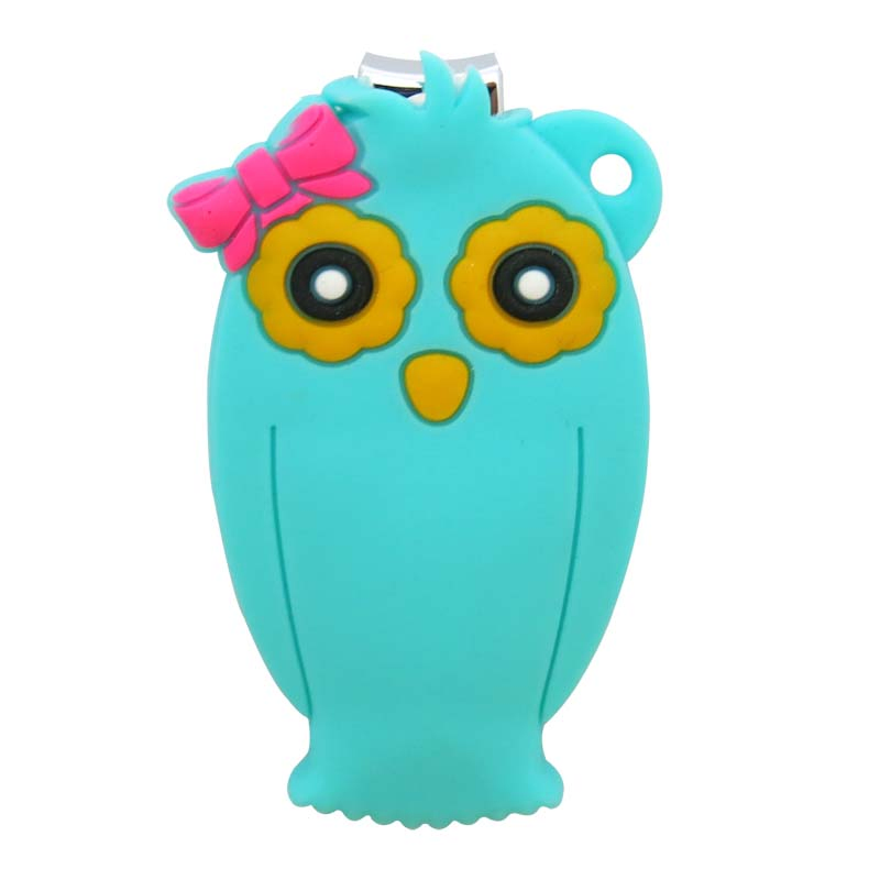 Cute Cartoon Silicone Catcher & Grip Nail Clipper for Baby Nail Care (608CR-2)