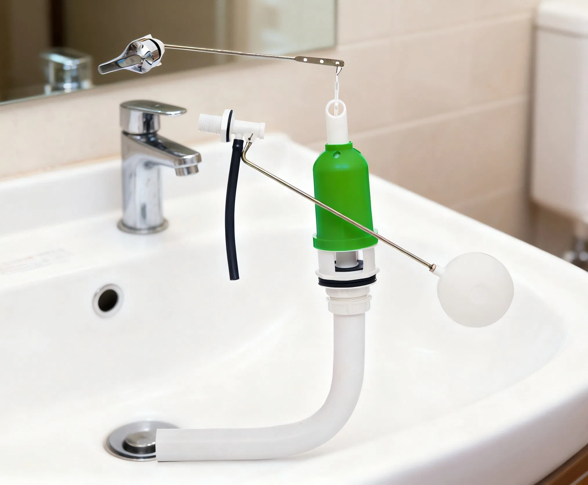Customizable Durable White ABS Plastic Cistern Flush Mechanism - Factory Direct Wholesale for Toilet