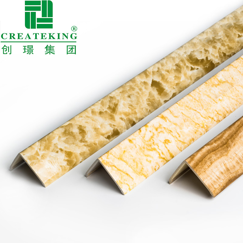 Createking Luxurious Color PVC Angle Profile for Wall