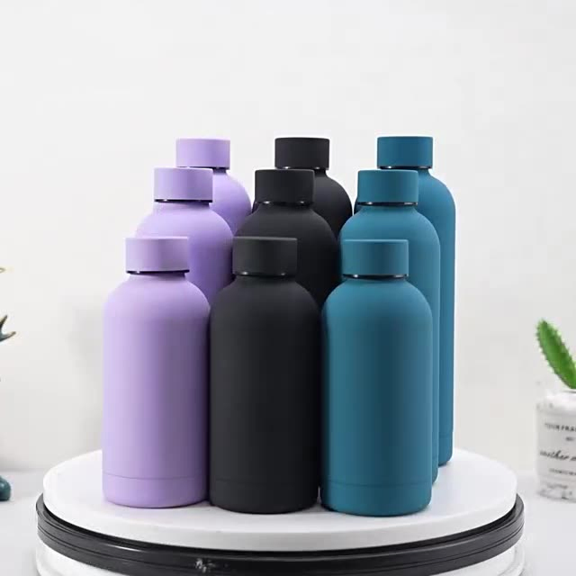 China Factory Wholesale Price 500ml Double Walled Tumbler Stainless Steel Drink Bottle Vacuum Water Bottle Small Mount Drinking Bottle Insulated Bottle Price