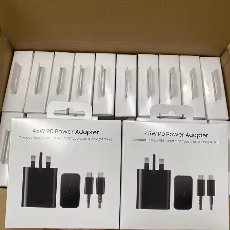 Original Quality Ept4510 45W Adapter Charger Type C Wall Charge USB-C Super Fast Charger for Samsung Galaxy S24 S22 S23 Ultra