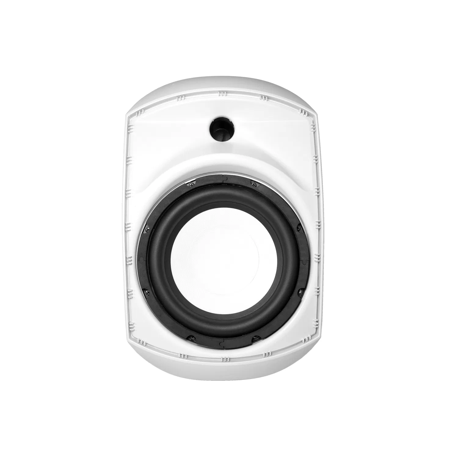 White 120W 8-Inch Indoor Wall Mount Subwoofer and Black Optional