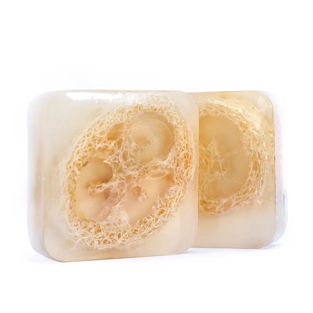 Soothing Loofah Soap - 100g Custom Bath Soap for Sensitive Skin