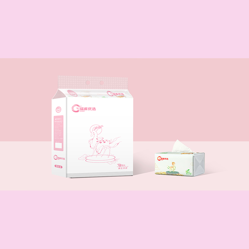 Soft and Absorbent Virgin Pulp Facial Tissue for All Skin Types