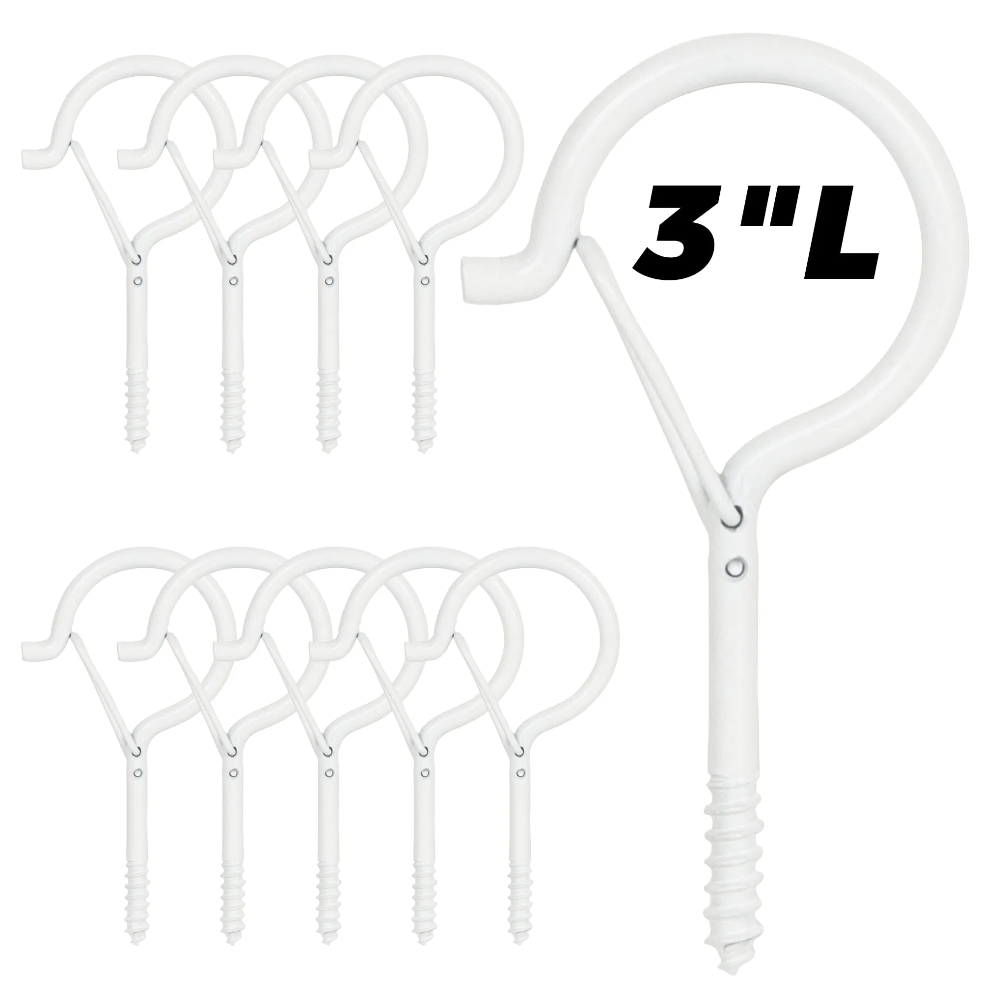 Ceiling Hook Q-Hook with Safety Buckle