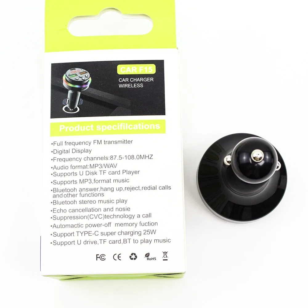 Rainbow LED Digital Display Super Charger Pd 25W Car MP3 Player