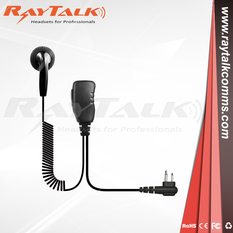 Two Way Radio Earpiece Earbud Tactical Earpiece for Cp040 Cp200 Dp1400 Gp300