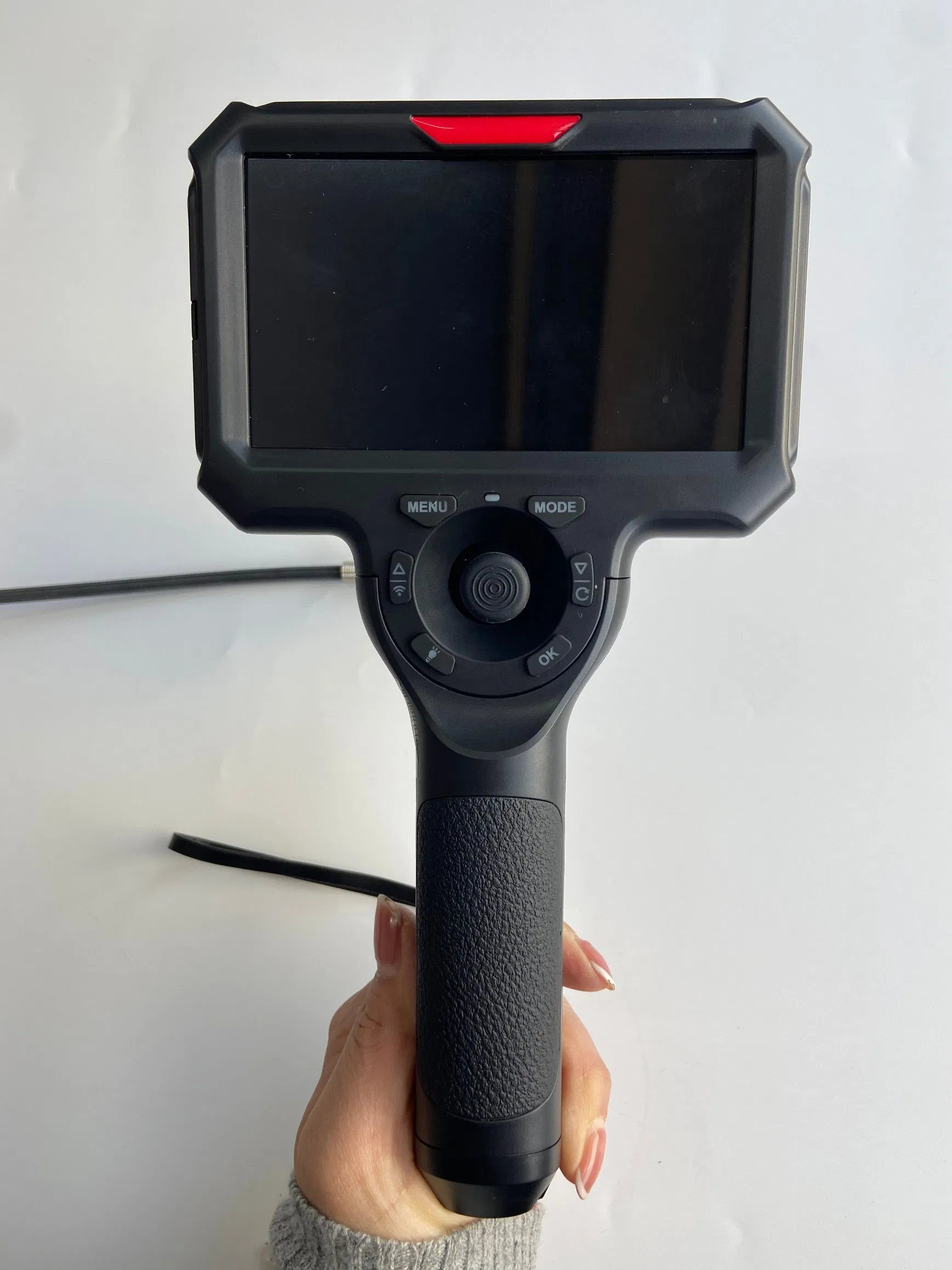 Industrial Videoscope Inspection Camera with 5 Inch Display, 360 Degree Joystick Articulation, 2mts Working Cable, 4mm Probe Lens
