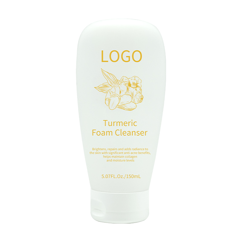 Skin Care Products Turmeric Oil Control Acne Whitening Moisturizing Foam Facial Cleanser