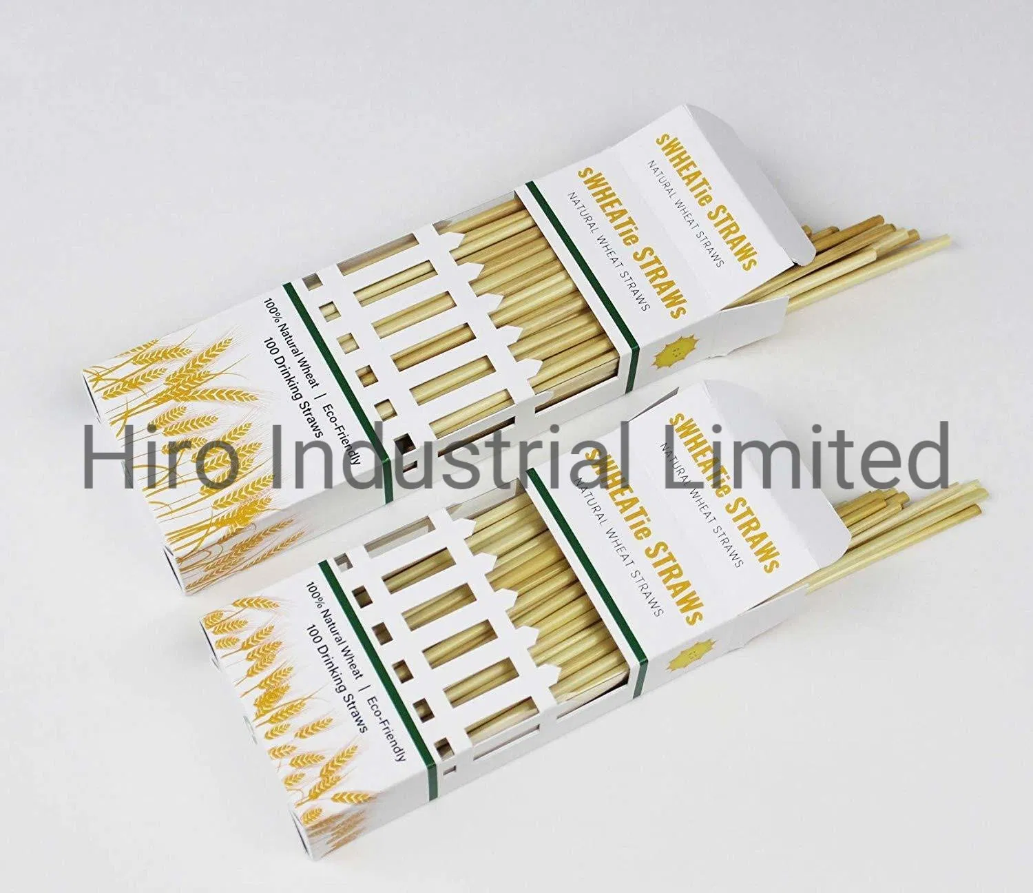 100% Nature Biodegradable Disposable Cocktail Drinking Straw Wheat Straw