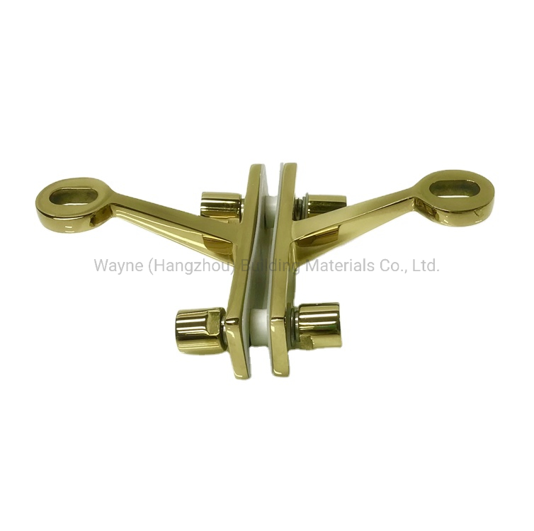 Glass Curtain Wall Hardware with High Quality and Best Price Stainless Steel Spider with Two Arms T-Type Glass Fitting Fin Spider for 200mm/220mm/250mm/300mm
