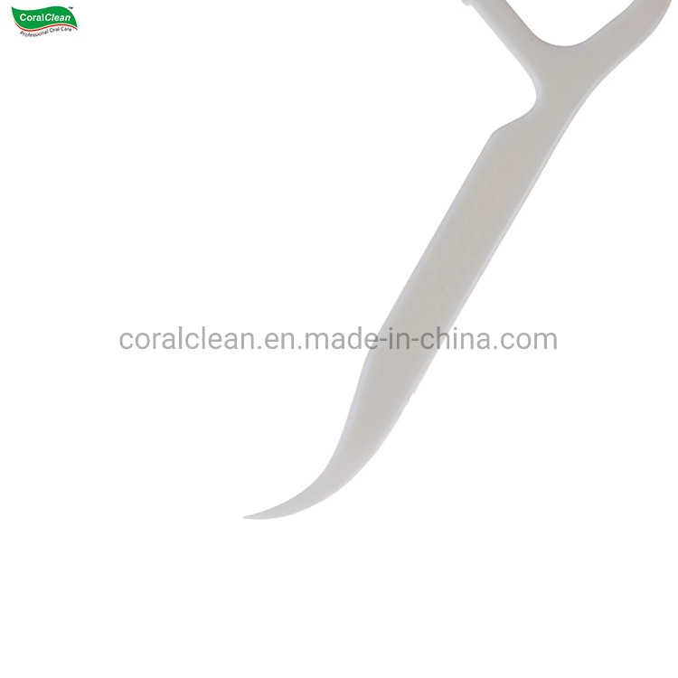 Manufacturer Teeth Threader Tooth Pick Plastic Dental Floss Flavor Toothpick Individually Wrapped for Travel Hotel Dental Care Stick