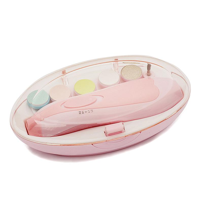 15years Factory Baby Nail Grinder with Light Nail Trimmer Manicure Set for Infant