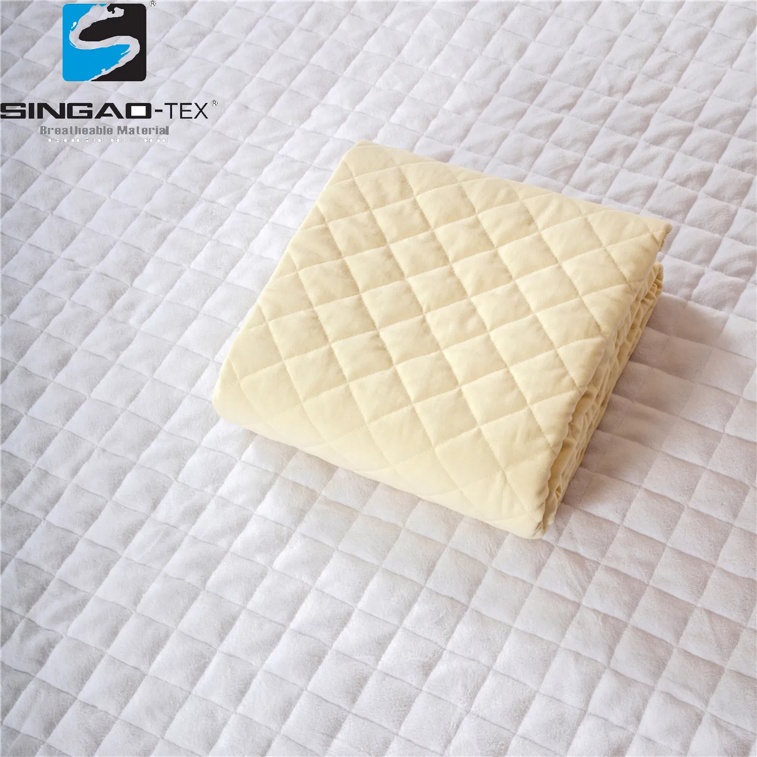 Quilted Coral Velvet Watreproof Mattress Pad Mattress Cover Noiseless Soft Washalbe Elastic