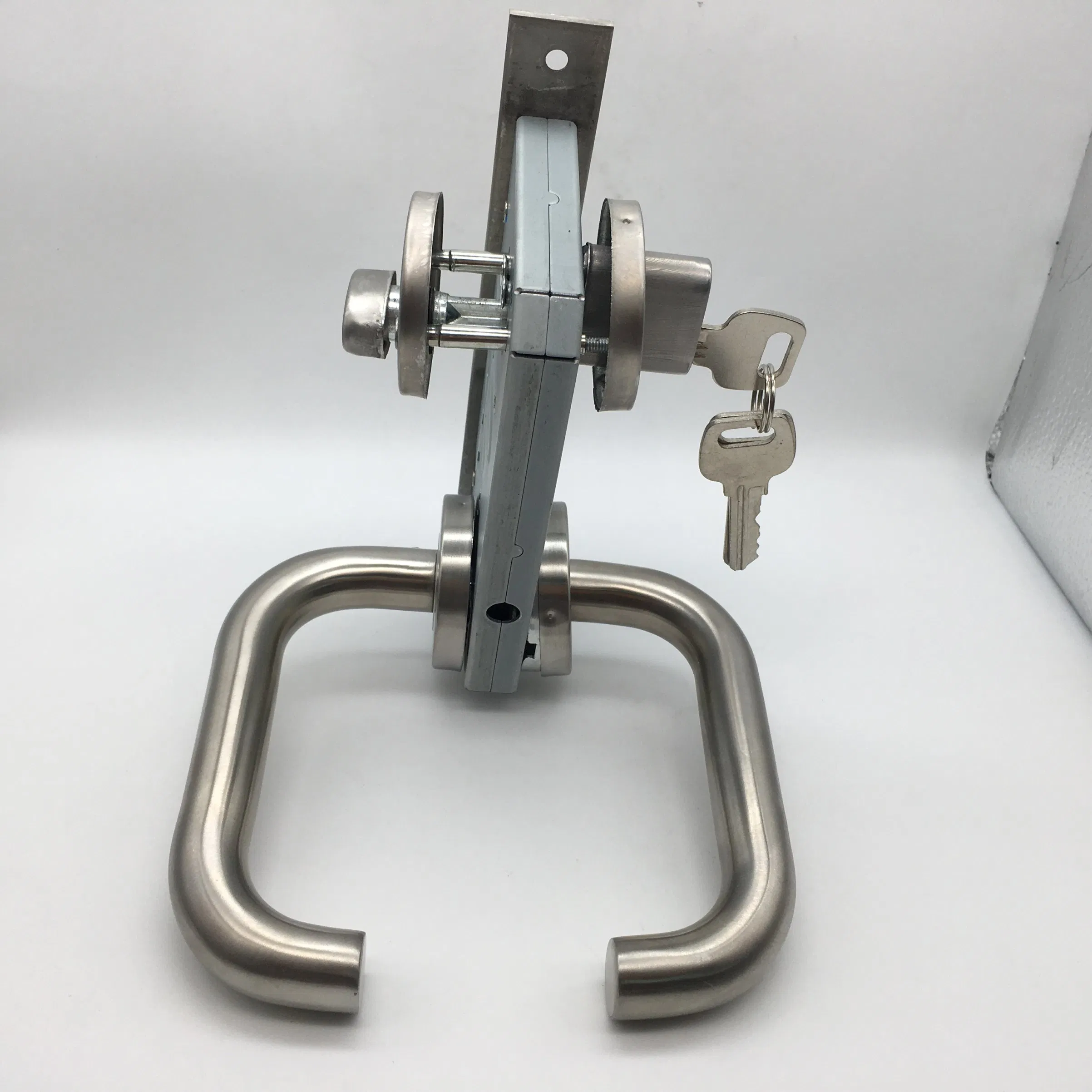 Commercial Office Building Satin Stainless Steel Lever Handle Fire Rated Fireproof Door Lock