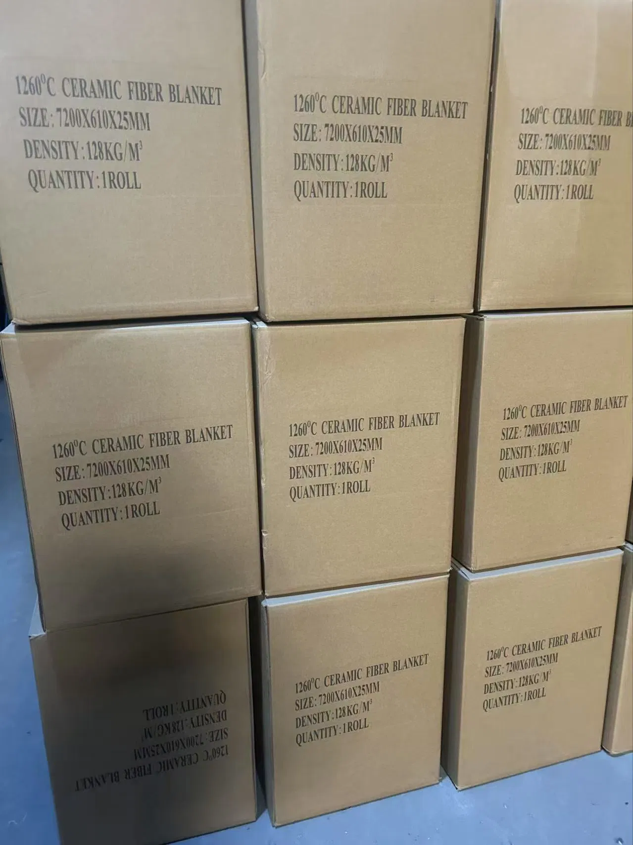 China Factory Refractory 1260°C Aluminum Silicate Ceramic for Furnace Insulation