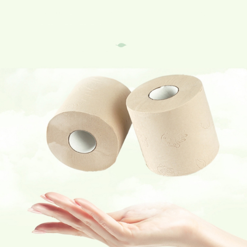 Cheap 1/2/3 Ply Soft Bamboo Embossed Unscented Jumbo Roll Toilet Bathroom Tissue Paper