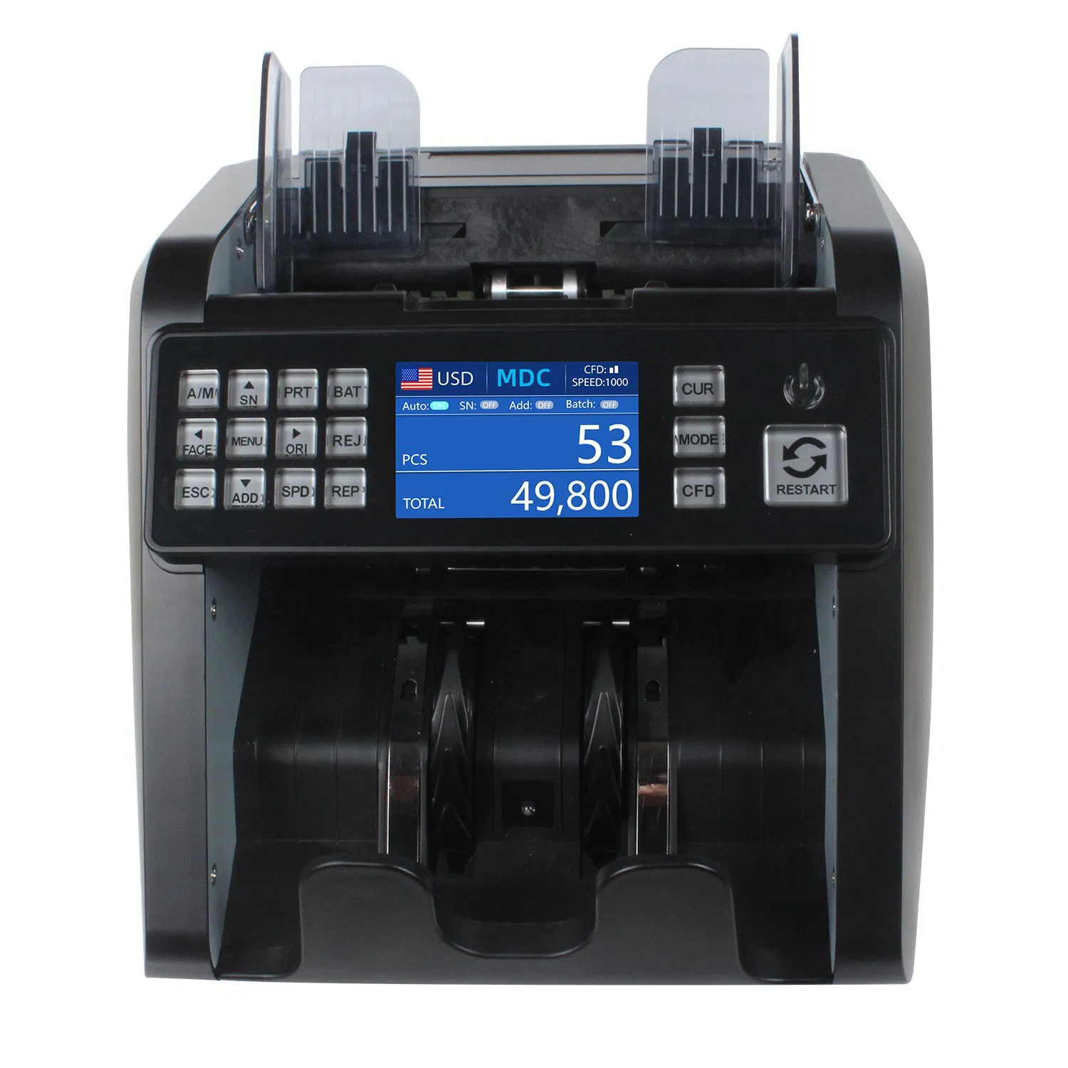 Al-930 Accurate Value Counting and Denomination Sorting Machine Bill Counter